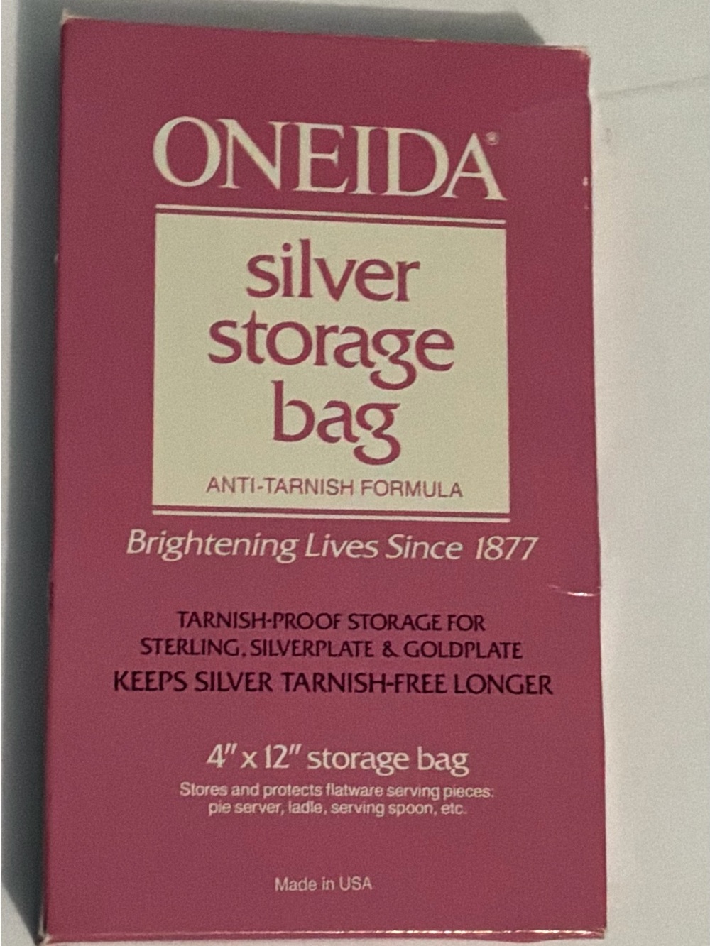 ONEIDA  SILVER Flatware STORAGE BAG